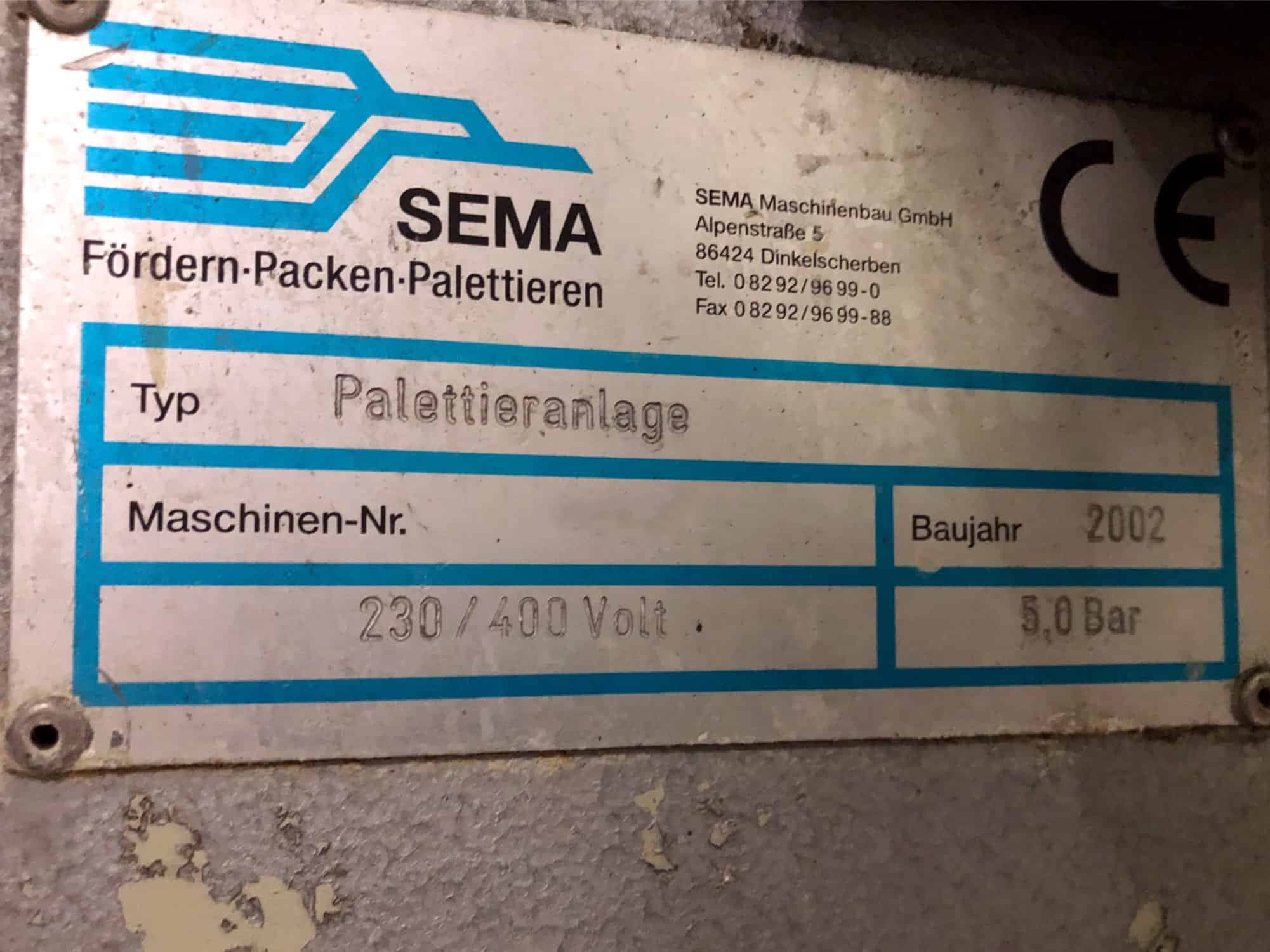 Typenschild nach SEMA 5242-02